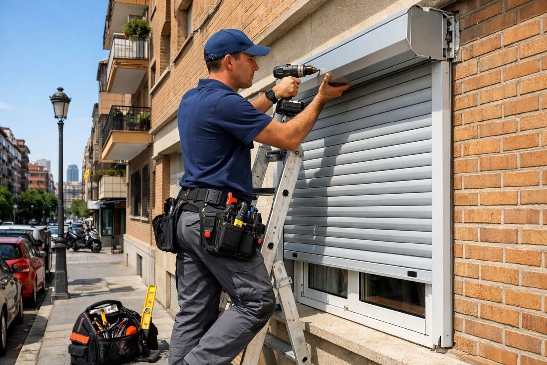 Persianista desplazándose para servicio urgente en Cambrils