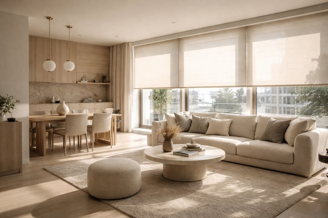 Persianas inteligentes con control automático de luz