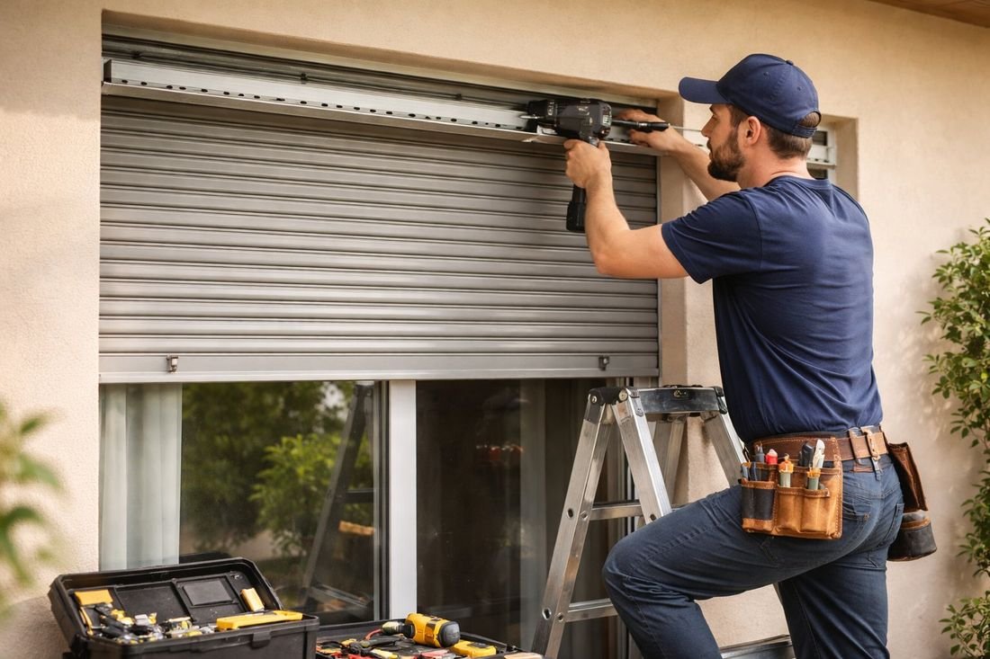 Reparación de persiana enrollable en vivienda de Cambrils